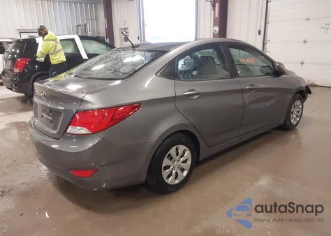 2015 Hyundai Accent Gls from USA, damaged, VIN KMHCT4AE0FU821280